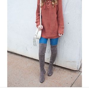 Kaitlyn pan over the knee boots